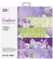 Preview: Crafters Companion - Sage & Purple Florals - 12" Paper Pack