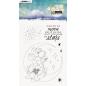 Preview: Studio Light - Clear Stamp Moon flower collection clear stamp Shoot for the Moon nr. 132