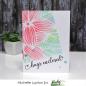 Preview: Picket Fence Studios Plumeria Flowers 6x6 Inch Stencil - Schablone