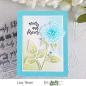 Preview: Picket Fence Studios Slim Line Blending Roses 4x10 Inch Stencil - Schablone