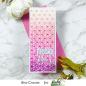 Preview: Picket Fence Studios Slim Line Lots of Blossoms  Stencil - Schablone