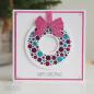 Preview: Woodware are Bubble Holiday Wreath Clear Stamp (JGS776)  Clear Stamps - Stempel 