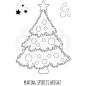 Preview: Woodware Festive Fuzzies Christmas Tree   Clear Stamps - Stempel 