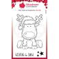 Preview: Woodware Festive Fuzzies Reindeer   Clear Stamps - Stempel 