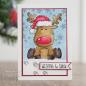 Preview: Woodware Festive Fuzzies Reindeer   Clear Stamps - Stempel 