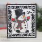 Preview: Woodware Festive Fuzzies Snowman   Clear Stamps - Stempel 