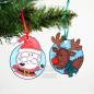 Preview: Woodware Festive Fuzzies Mini Santa   Clear Stamp - Stempel 