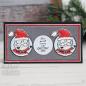 Preview: Woodware Festive Fuzzies Mini Santa   Clear Stamp - Stempel 