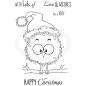 Preview: Woodware Festive Fuzzies Robin   Clear Stamps - Stempel 