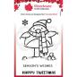 Preview: Woodware Tweetmas Robin   Clear Stamps - Stempel 