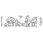 Preview: Woodware Mushy Friends   Clear Stamps - Stempel 