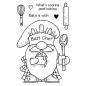 Preview: Woodware Gnome Chef   Clear Stamps - Stempel 