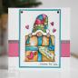 Preview: Woodware Gnome Gift   Clear Stamps - Stempel 