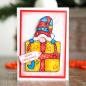 Preview: Woodware Gnome Gift   Clear Stamps - Stempel 