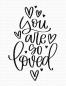 Preview: My Favorite Things Stempelset "You Are So Loved" Clear Stamp