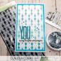 Preview: Picket Fence Studios Slim Line Stitches 4x10 Inch Stencil - Schablone