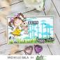 Preview: Picket Fence Studios Taller Hello Word 2x6 Inch Topper  Die (PFSD-240)