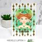 Preview: Picket Fence Studios Taurus Girl 4x6 Inch Clear Stamps