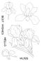 Preview: Janes Doodles " Iris" Clear Stamp - Stempelset