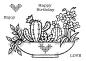 Preview: Woodware Plant Display  Clear Stamps - Stempel 