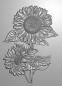 Preview: Gemini Sunflowers 3D Embossing Folder - Prägeschablone 3D - 