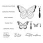 Preview: Spellbinders Stempelset "Butterfly Sentiments"