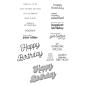 Preview: Spellbinders Stempel & Stanzset "Many Birthdays Clear Stamp & Die Set"