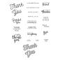 Preview: Spellbinders Stempel & Stanzset "Many Thanks Clear Stamp & Die Set"