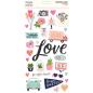 Preview: Simple Stories - Stories Happy Hearts - Chipboard Sticker 