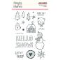 Preview: Simple Stories -  Feelin' Frosty - Clearstamp - Stempel