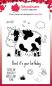 Preview: Woodware Fuzzie Friends Connie The Cow   Clear Stamps - Stempel 