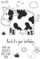 Preview: Woodware Fuzzie Friends Connie The Cow   Clear Stamps - Stempel 