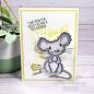 Preview: Woodware Fuzzie Friends Maisie The Mouse   Clear Stamps - Stempel 