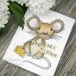 Preview: Woodware Fuzzie Friends Maisie The Mouse   Clear Stamps - Stempel 