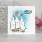 Preview: Woodware Fuzzie Friends Morris, James & Bill the Ducks   Clear Stamps - Stempel 