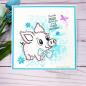 Preview: Woodware Fuzzie Friends Pablo The Pig   Clear Stamps - Stempel 