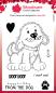 Preview: Woodware Fuzzie Friends Parker The Puppy   Clear Stamps - Stempel 