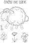 Preview: Woodware Fuzzie Friends Sadie The Sheep   Clear Stamps - Stempel 