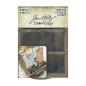 Preview: Tim Holtz - Idea Ology " Vignette Card File" - Holzschublade mit 3 Fächern