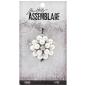 Preview: Tim Holtz - Idea Ology " Assemblage Pendant Pearl Cluster" - Metall Charms mit Perlen und Strass