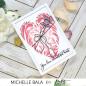 Preview: Picket Fence Studios Swirly Heart Stencil - Schablone