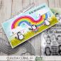 Preview: Picket Fence Studios Slim Line Curvy Rainbow  Die (SDCS-149)