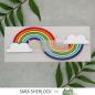 Preview: Picket Fence Studios Slim Line Curvy Rainbow  Die (SDCS-149)