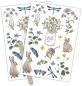 Preview: Craft Consortium Wildflower Meadow  - Rub on Transfer Sticker 