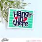 Preview: Heffy Doodle Hang In There Jumbo Sentiment  Cutting Dies - Stanze  