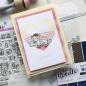 Preview: Heffy Doodle Heart Masquerade  Stencil - Schablone