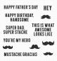 Preview: My Favorite Things Stempelset "Super Stache" Clear Stamp