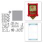 Preview: Spellbinders Dies "Holiday Word Blocks Etched" Stanzschablonen