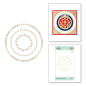 Preview: Spellbinders Hotfoil Plate - "Christmas Essential Glimmer Circles"
