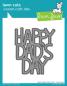 Preview: Lawn Fawn Craft Dies - "Giant Happy Dad's Day" - Stanzen